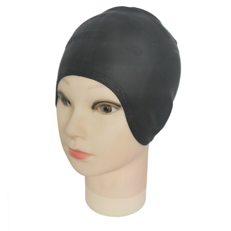 Swimming Cap Silicone Women Men Waterproof Sports Elastic Adults Swim Pool