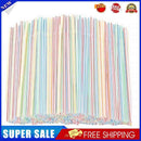 Drinking Straws Colourful Plastic Drinking Straws (200 Pack Ordinary)
