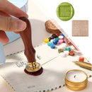 Retro Wood Stamp Head Sealing Wax Seal Replace Copper Head Hobby Decor Seal Post