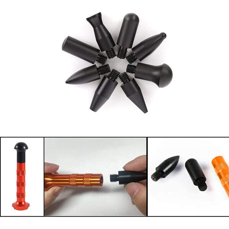 9pcs Paintless Knock Down Pen Car Dent Repair Tools Auto Maintenance Parts Kit