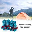 4pcs 4mm Tent Wind Rope Cord Tensioner Outdoor Camping Reflective Lanyard Rope