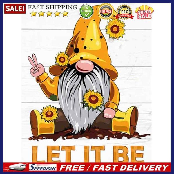 40x50cm DIY Gnome Oil Paint By Numbers Picture Home Living Room Wall Decoration