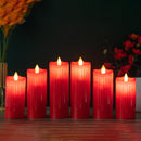Flameless Decor Candles Light Auto Swing Realistic LED Lights Safety Home Decors