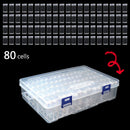 Plastic Transparent Diamond Painting Storage Nail Holder Case Rhinestone Box