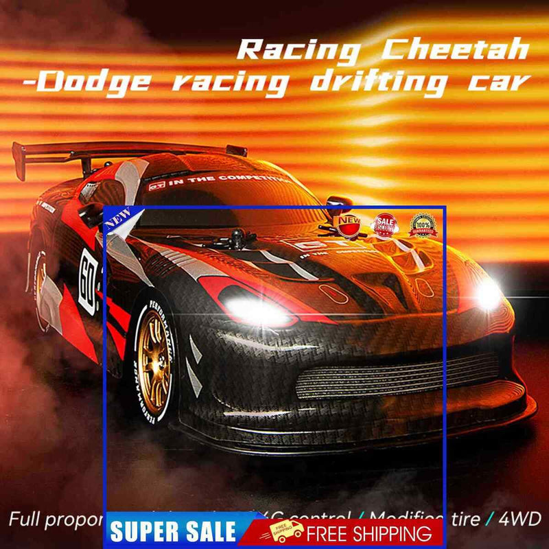 #A 1/16 4wd 2.4ghz 16km/h Racing Car High Speed Rc Racing Drift Car with Led Lig