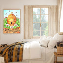 5D DIY Diamond Painting Kits Full Round Drill Bees Harvest Picture Decor (B