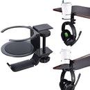 Mounted Hanger Cup Holder Headset Desktop Wall Clamp Stand Bracket Headphones
