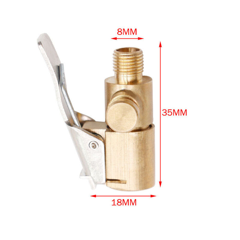 Portable Air Pump Valve Connector Brass Car Tires Accessories for Compressor