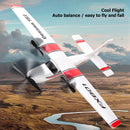 2.4G 2CH RC Glider Fixed Wing Remote Control Airplane Children Toys White Newly