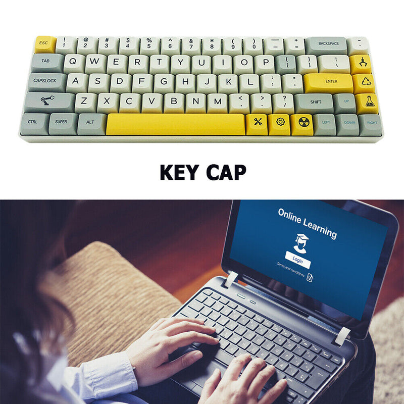 PBT XDA DIY Personalized Key Caps Set for Gaming Mechanical Keyboard MX Switch