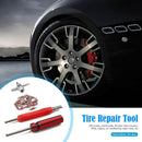 20pcs Tire Schrader Valve Core with Dual Single Head Remover+4-Way Valve Tool