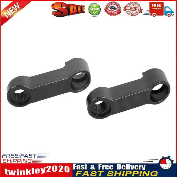 Universal Aluminum Motorcycle Mirror Risers Extenders Extension Adapters Newly