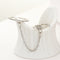 Women Men Party Jewelry Chain Rings Open Finger Rings Multi-layer Punk Rings
