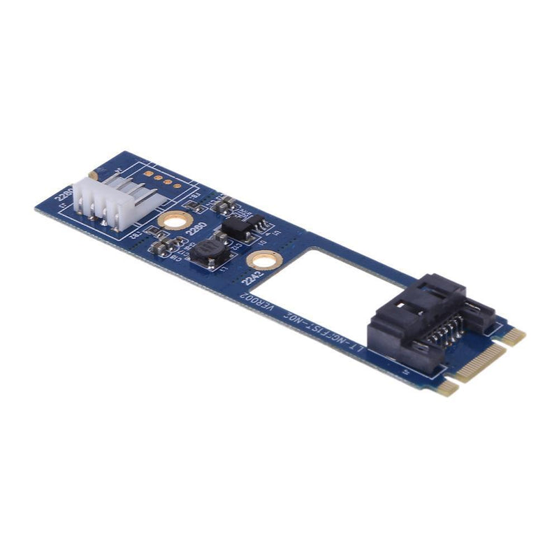 M.2 NGFF SATA to 7Pin SATA M2 to SATA Converter Card Adapter with Cable