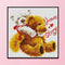 14CT Counted Full Cross Stitch Handcraft Bear Love Artwork Wall Decoration