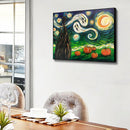 5D DIY Halloween Night Full Round Drill Diamond Painting Kit Mosaic Art Newly