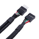 50cm USB 2.0 9-Pin Male, 9-Pin Female Adapter Extension Cable Cable Cable