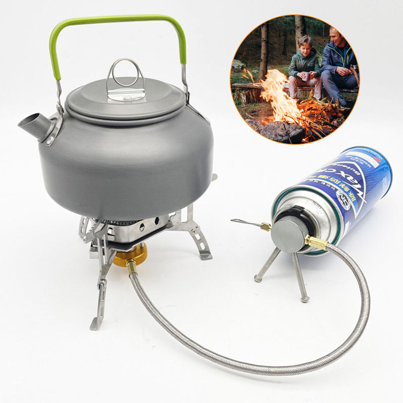 Cassette BBQ Gas Stove with Storage Box Hose Barbecue Cookstove Travel Equipment