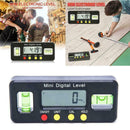 Digital Inclinometer Level Box Protractor Angle Finder Bevel Magnet Gauge E1N2