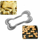 3Pcs Dog Bone Biscuit Fondant Pastry Baking Molds Stainless Steel Cookie Cutters