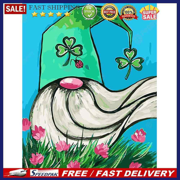 40x50cm DIY Gnome Oil Paint By Numbers Picture Home Living Room Wall Decorati