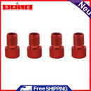 Aluminum Presta to US Valve Adapter Converter Bike Tire Tube Pump Tools 4 Pack