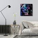 5D DIY Full Drill Diamond Painting Luminous Tiger Cross Stitch Embroidery Gif