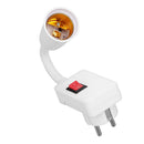 E27-E27 Rotating Lamp Base Flexible Extension Adapter LED Holder (EU) Newly