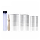 Felting Needles Set with Handle Wool Felt Tool Felting Beginner Kit Mixed DIY~