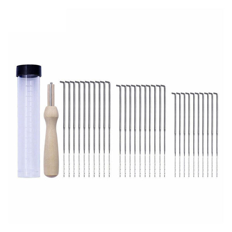 Felting Needles Set with Handle Wool Felt Tool Felting Beginner Kit Mixed DIY~