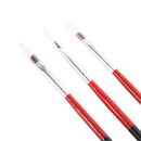3x Soft and Professional Pen Nail Art Brushes Tool Set