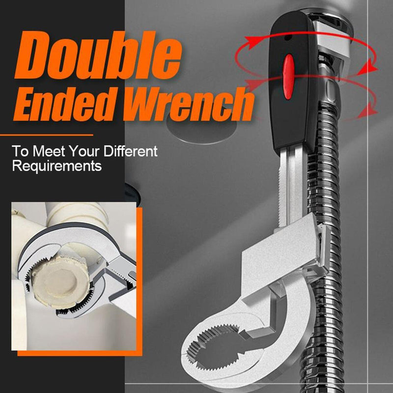 Adjustable Wrench Multifunctional Universal Open End Wrench Bathroom Repair Too`