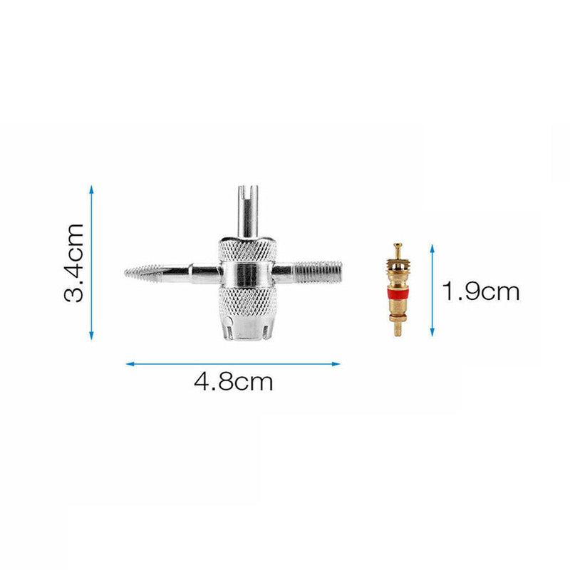 Car Replacement Tire Tyre Valve Stem Core Part Valve Core Remover Set (7x) Newly