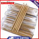 75pcs Bamboo Crochet Hook Carbonized Double Tips Carbonized Bamboo Str