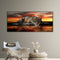 Sunset Leopard Oil Paint By Numbers Kits Canvas Picture DIY Wall Art Crafts