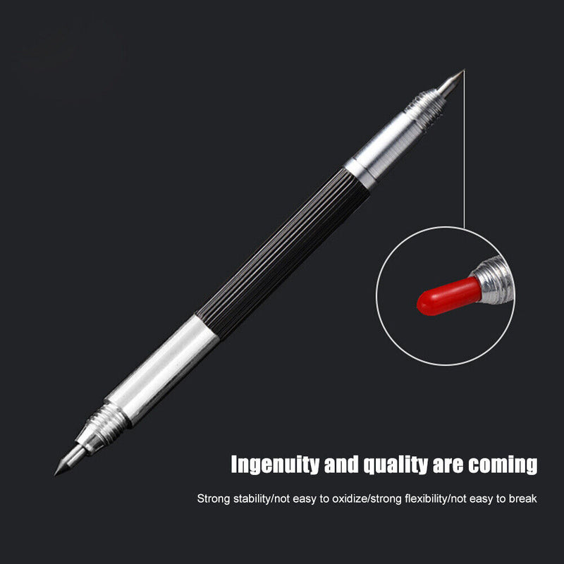 Double Headed Tungsten Carbide Tip Scriber Etching Engraving Marking Pen Newly