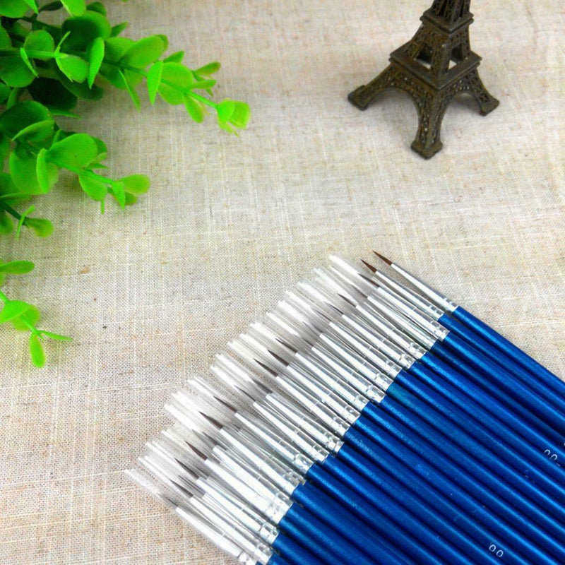 100pc Micro Extra Fine Detail Painting Brushes Art Set Craft Brushes Paint H1U2