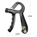 Strength Finger Power Exerciser Count Adjustable Hand Grip Hand Gripper