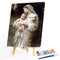 Oil Paint By Numbers Religious Virgin Son Frameless Picture Craft Kit for Home