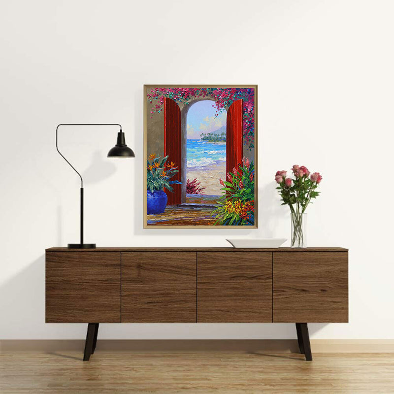 DIY Diamond Painting Kits Full Round Drill Landscape Crafts Home Decoration Gift