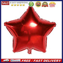 18inch Five-pointed Star Hydrogen Aluminum Foil Balloon Party Decor(Red)