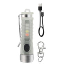 XPG2 LED Mini Flashlight Keychains UV 395nm 400lm Light (Fluorescent White)