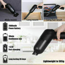 High Power Handheld Car Vacuum Cleaner Wireless Dust Buster 8000Pa Powerful