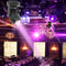 5pcs LED Stage Spotlight 85-265V 360 Degree KTV Bar Spot Beam Lamp(Purple)