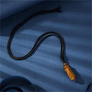 Hexagonal Cylindrical Crystal Necklace Stone Pendant Healing Stone Pendant