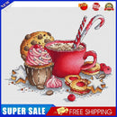 DIY Full Embroidery Print Canvas Kitchen Gadgets 11CT Cross Stitch Kits (A)