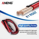 2pcs 1000V 10A Needle Tip Probe 1.5m Digital Multimeter Multi Meter Test Le