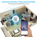 WIFI Temperature Sensor Humidity Meter Digital LCD Screen Gauge (White)