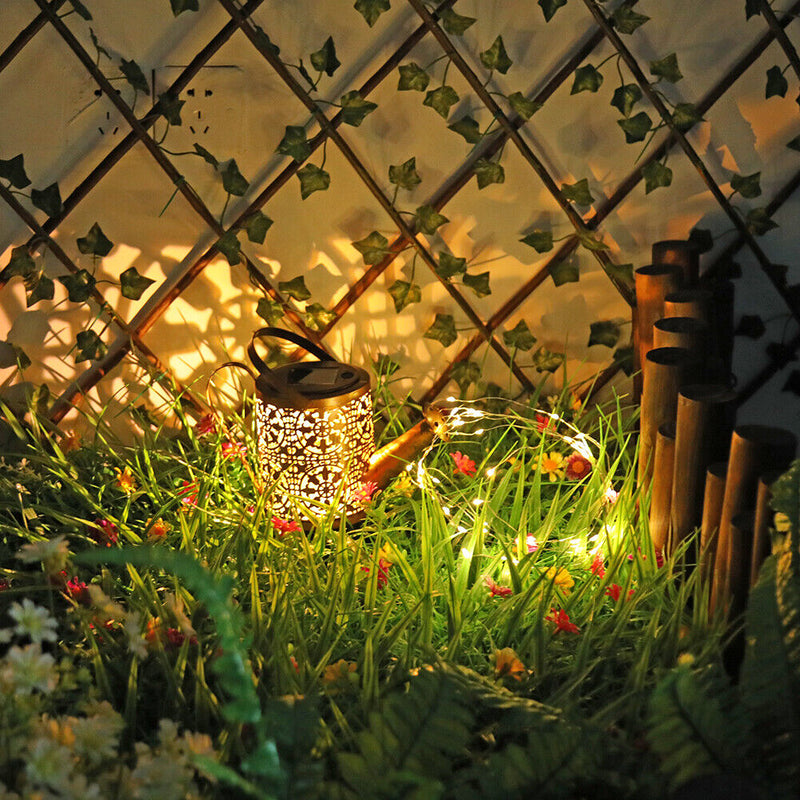 #A Watering Can Fairy String Garden Art Lights Hanging Twinkle Fairy Lights