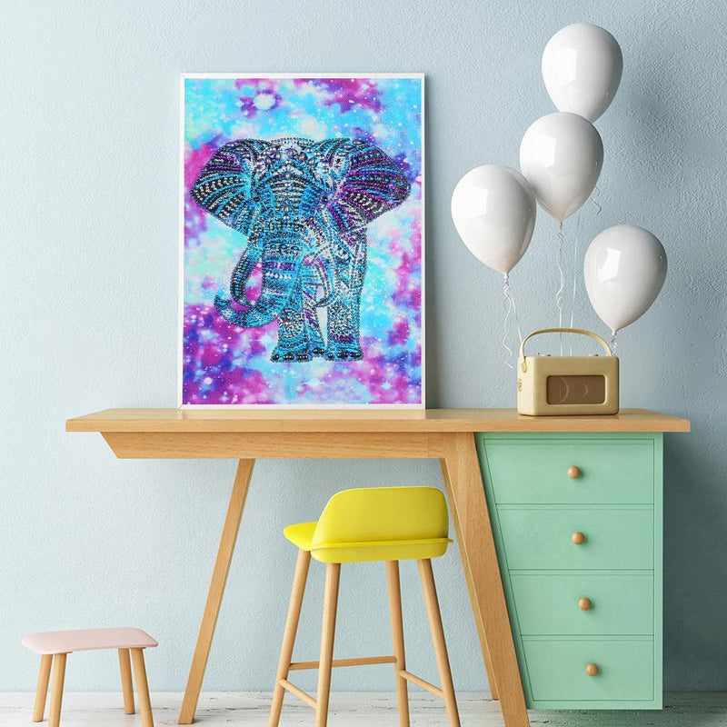 DIY Special Shaped Diamond Painting Elephant Cross Stitch Mosaic (DZ218)